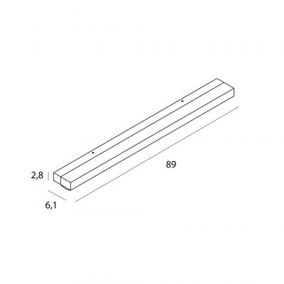 MaxLight Trio kinkiet 1x10 W chrom W0410D