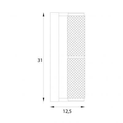 MaxLight Love kinkiet 1x14 W chrom W0422