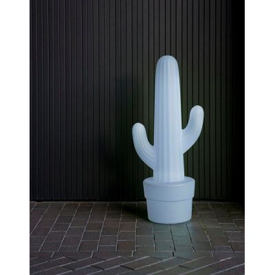 New Garden Kaktus lampa stojąca zewnętrzna 1x1,2W LED biała LUMKL100TWLNW