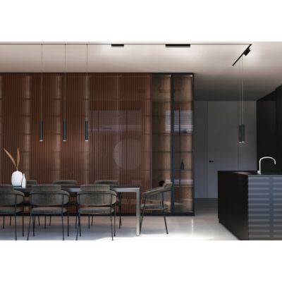 Nowodvorski Lighting LVM Roller LED lampa do szynoprzewodów 1x9 W czarny 10146