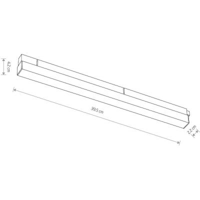 Nowodvorski Lighting LVM Line LED lampa do szynoprzewodów 1x15 W czarny 10148 