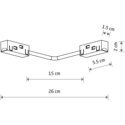Nowodvorski Lighting LVM Magnetic moduł przewodzący czarny 10166 