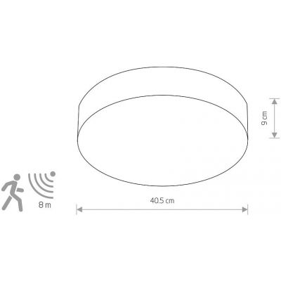 Nowodvorski Lighting Arena plafon 3x10 W biały 10186
