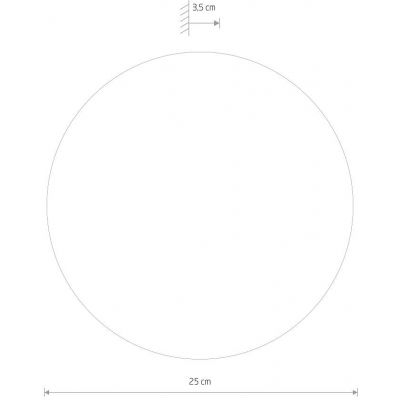 Nowodvorski Lighting Ring kinkiet 1x10 W czarny-złoty 10281