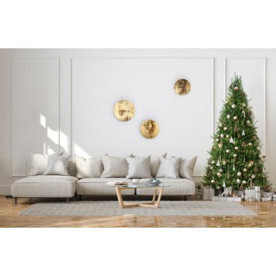 Nowodvorski Lighting Ring kinkiet 1x15 W czarny-złoty 10282