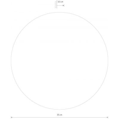 Nowodvorski Lighting Ring kinkiet 1x15 W czarny-złoty 10282