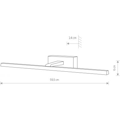 Nowodvorski Lighting Van Gogh kinkiet 1x13 W czarny 10285