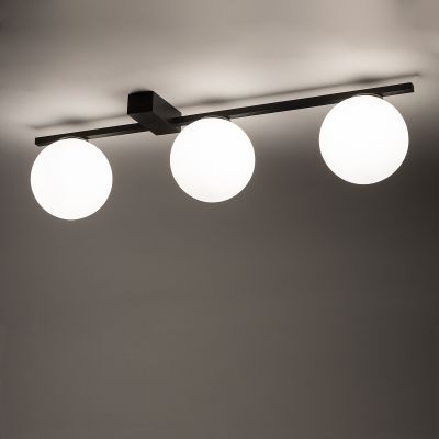 Nowodvorski Lighting Pik plafon 3x12 W biały-czarny 10301