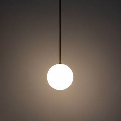 Nowodvorski Lighting Kier lampa wisząca 1x12 W biała-złoty satynowy 10306
