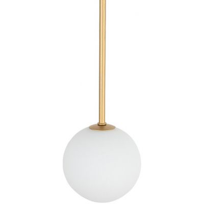Nowodvorski Lighting Kier lampa wisząca 1x12 W biała-złoty satynowy 10306