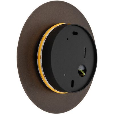 Nowodvorski Lighting Ring kinkiet 1x7 W czarny-brązowy 10315