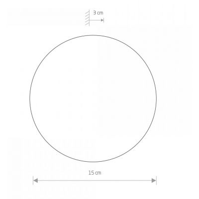 Nowodvorski Lighting Ring kinkiet 1x7 W czarny-brązowy 10315