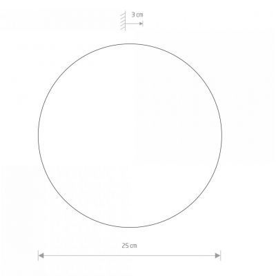 Nowodvorski Lighting Ring kinkiet 1x10 W czarny-złoty 10350