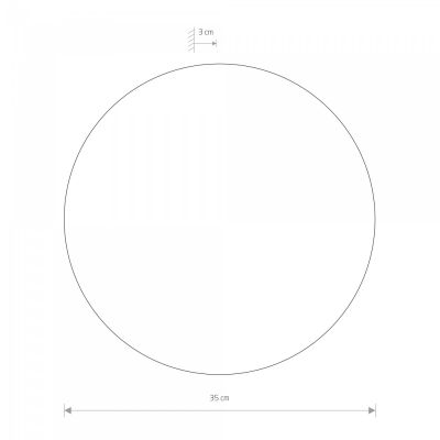 Nowodvorski Lighting Ring kinkiet 1x15 W czarny-złoty 10351