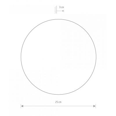 Nowodvorski Lighting Ring kinkiet 1x10 W czarny-brązowy 10352