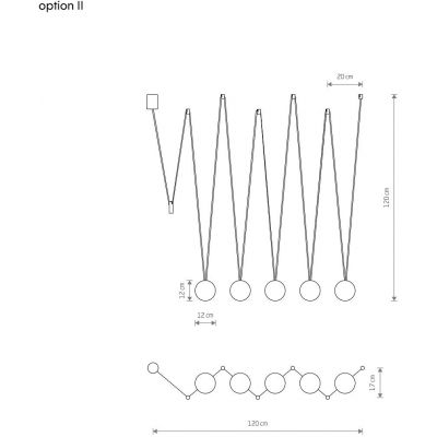 Nowodvorski Lighting Sling lampa wisząca 5x12 W biała-czarna 10355
