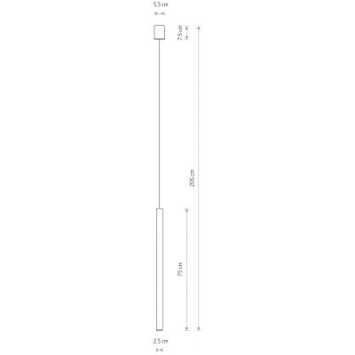 Nowodvorski Lighting Laser lampa wisząca 1x10 W brązowa 10447