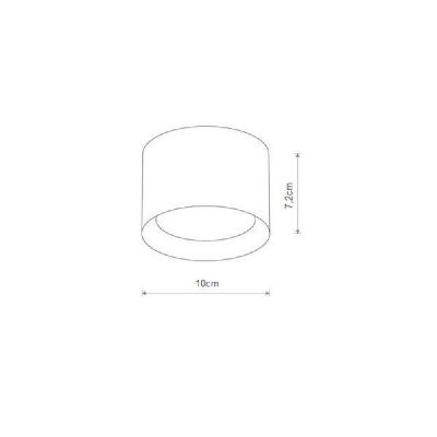Nowodvorski Lighting Maun lampa podsufitowa 1x12 W biała 10481