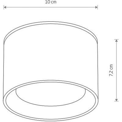 Nowodvorski Lighting Bol lampa podsufitowa 1x12W biała 10483