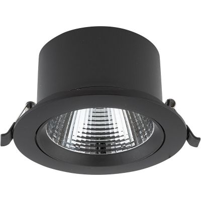 Nowodvorski Lighting Egina lampa do zabudowy 1x15W czarna 10557
