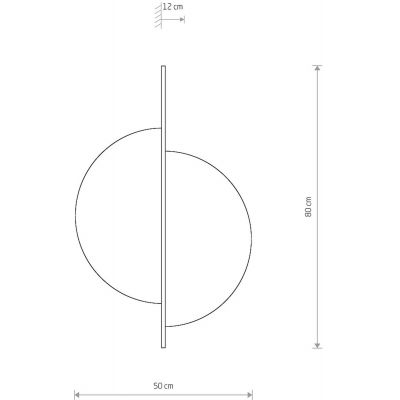 Nowodvorski Lighting Sunset Natural B kinkiet 2x12 W czarny-drewno 10577