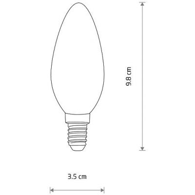 Nowodvorski Lighting Bulb LED żarówka LED 1x6 W 3000 K E14 10589