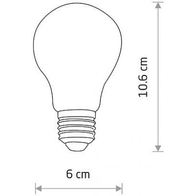 Nowodvorski Lighting Bulb LED żarówka LED 1x6 W 2200 K E27 10596