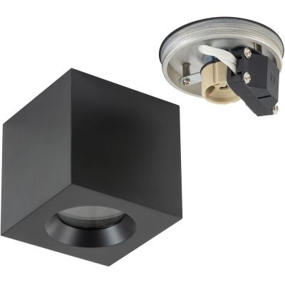 Nowodvorski Lighting Parana lampa podsufitowa 1x15 W czarna 10718