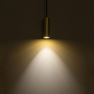 Nowodvorski Lighting Fourty lampa wisząca 1x10W czarny/złoty 10766