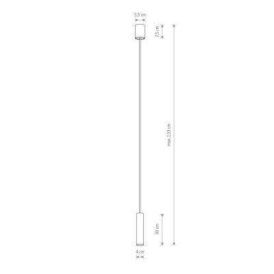 Nowodvorski Lighting Fourty lampa wisząca 1x10W biały 10770