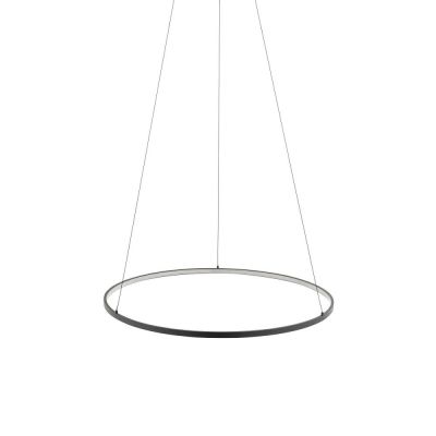 Nowodvorski Lighting Circolo Led lampa wisząca 1x21W czarny mat 10812