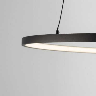 Nowodvorski Lighting Circolo Led lampa wisząca 1x21W czarny mat 10812