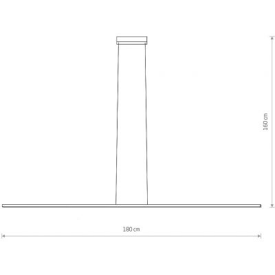 Nowodvorski Lighting Bar lampa wisząca 1x27 W czarna 10850