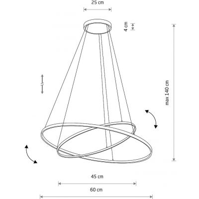 Nowodvorski Lighting Circolo lampa podsufitowa 1x35 W czarna 10864