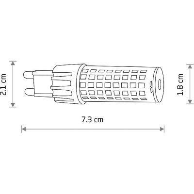 Nowodvorski Lighting Bulb LED żarówka LED 1x7 W 4000 K G9 10933