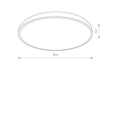 Nowodvorski Lighting Agnes Round LED PRO plafon 1x32 W czarny 10974