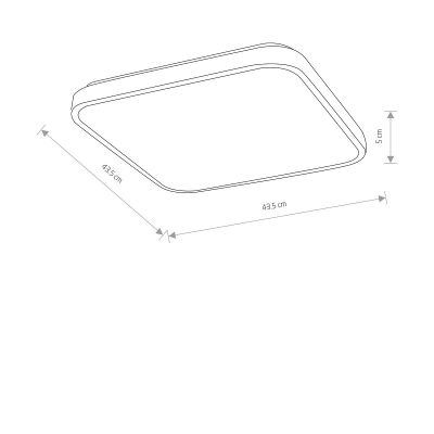 Nowodvorski Lighting Agnes Square LED Pro plafon 1x32 W biały 10992