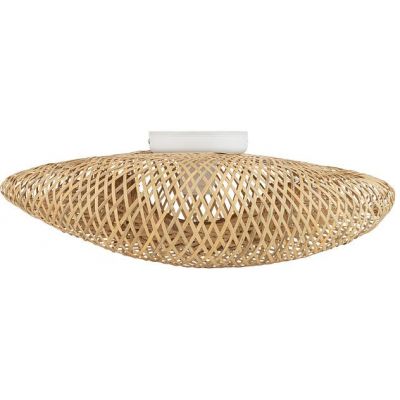 Nowodvorski Lighting Havana lampa podsufitowa 1x25 W biała-drewno 11170