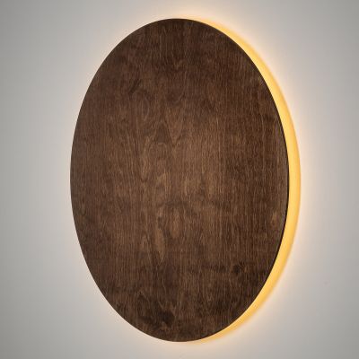 Nowodvorski Lighting Ring Timber Led kinkiet 1x22 W ciemne drewno 11178