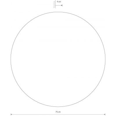 Nowodvorski Lighting Ring Timber Led kinkiet 1x22 W ciemne drewno 11178