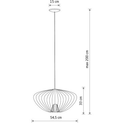 Nowodvorski Lighting Pumpkin lampa wisząca 1x10 W Silk gray 11244