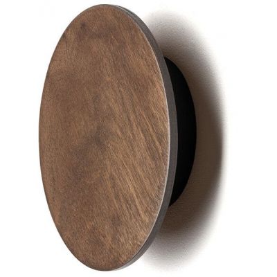 Nowodvorski Lighting Ring Timber Led kinkiet 1x7 W ciemne drewno 11288