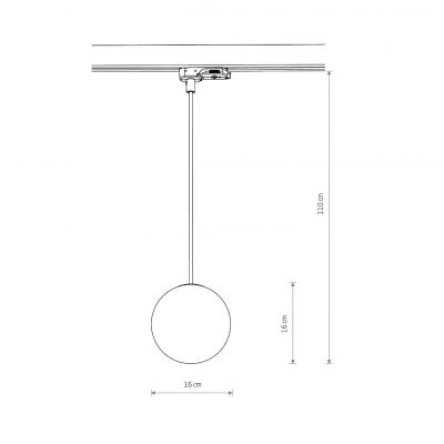 Nowodvorski Lighting CTLS Snowball lampa do szynoprzewodów 1x12 W biały 11295