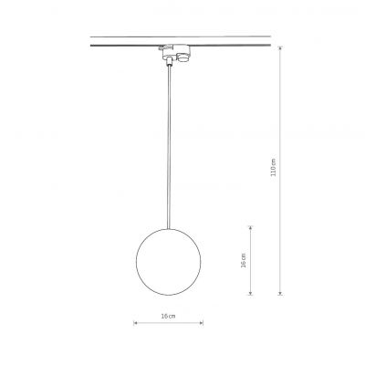 Nowodvorski Lighting Profile Snowball lampa do szynoprzewodów 1x12 W biały 11297