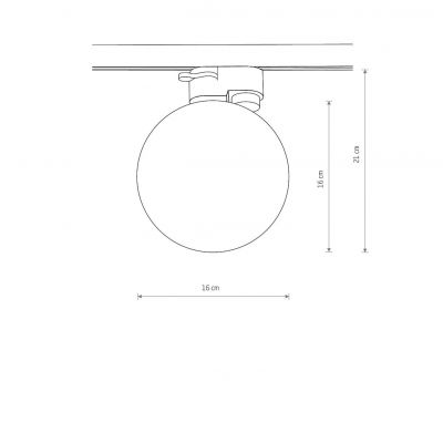 Nowodvorski Lighting Profile Snowball lampa do szynoprzewodów 1x12 W biały 11298