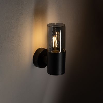 Nowodvorski Lighting Ida kinkiet 1x10 W czarny-przydymiony 11371