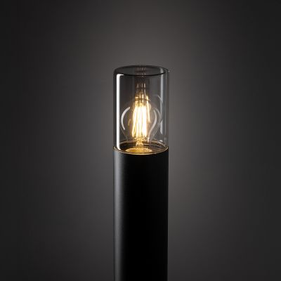 Nowodvorski Lighting Ida lampa stojąca 1x10 W czarna-przydymiona 11373