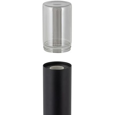 Nowodvorski Lighting Ida lampa stojąca 1x10 W czarna-przydymiona 11373