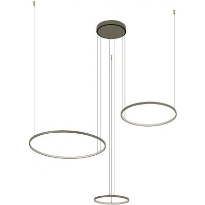 Nowodvorski Lighting Circolo Led lampa wisząca 1x45 W Silk olive 11398