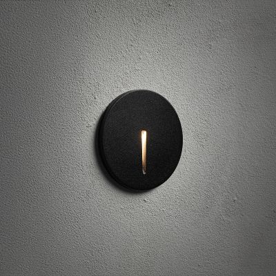 Nowodvorski Lighting Abby Led kinkiet zewnętrzny 1x3 W czarny 11528